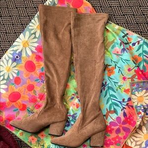 Chic Tan Over-the-Knee Boots